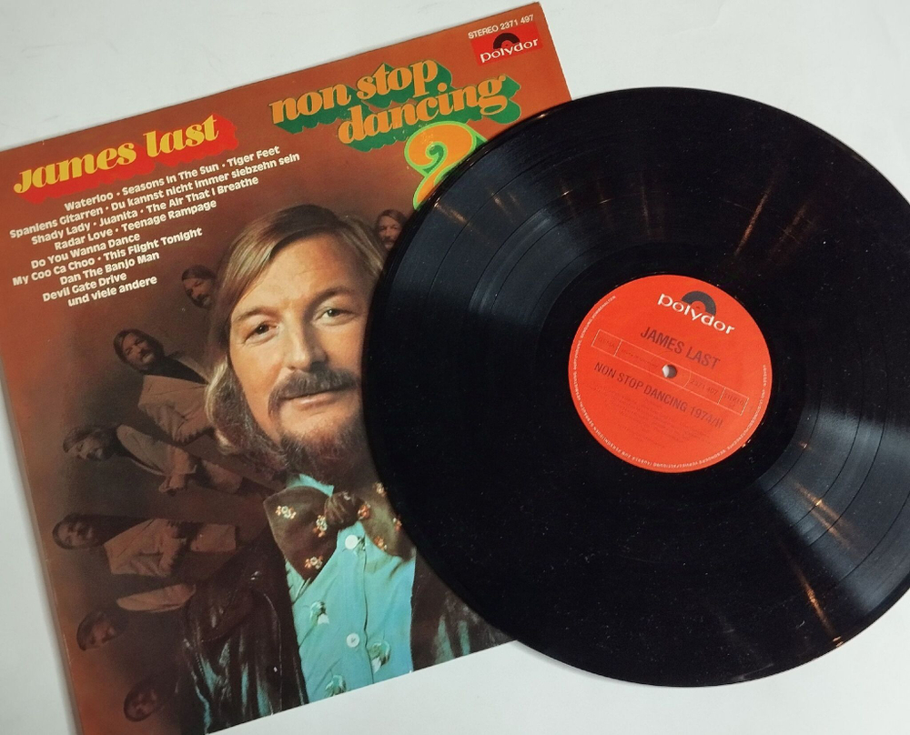 Винтажная виниловая пластинка LP James Last Джеймс Ласт Non Stop Dancing 1974 (Germany 1974) Do You Wanna Dance