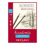 Альбом для эскизов AccaDemia 120 г/м², A4 21х29.7 см, склейка с одной стороны 50 л, Fabriano 41122129
