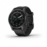 Умные часы Garmin Epix Pro (Gen 2) угольно-серый, черный ремешок