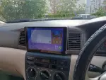 Магнитола для Toyota Corolla 120 2000-2007 (рамка бежевая с воздуховодами) - Teyes CC3-2K-360 на Android 10, Быстрая, 2K QLED, CarPlay, 4G SIM-слот, 4 камеры в комплекте