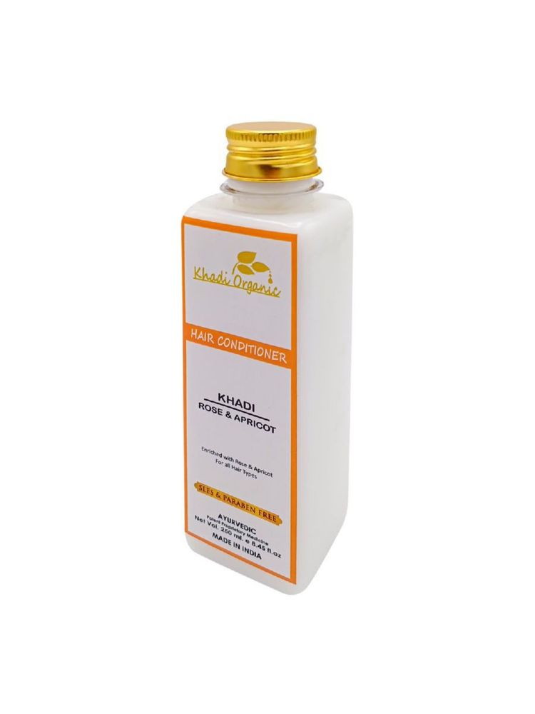 Khadi Organic кондиционер ROSE and APRICOT Hair Growth для роста волос 250 мл