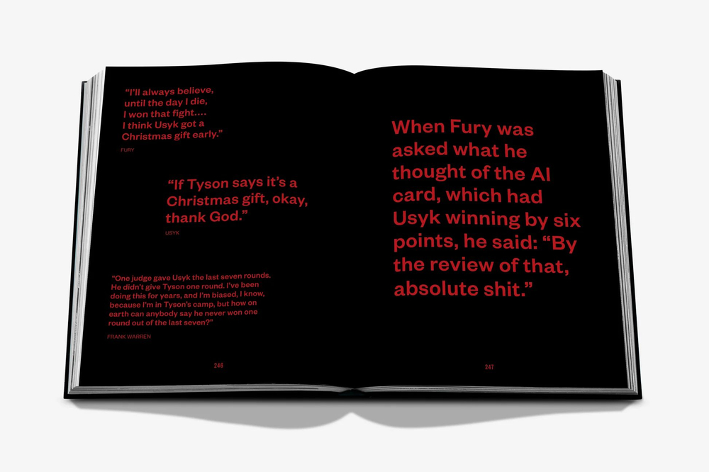 Assouline Книга Undisputed: Usyk vs. Fury (Legend) на английском языке