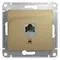 Розетка компьютерная RJ45 Cat 5e Systeme Electric Glossa Титан GSL000481K