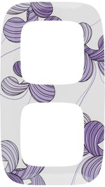 Рамка 2-я Legrand Valena Allure Флора 7543632 белый