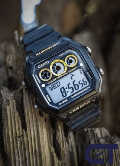 Casio AE-1300WH-1A — мужские электронные часы