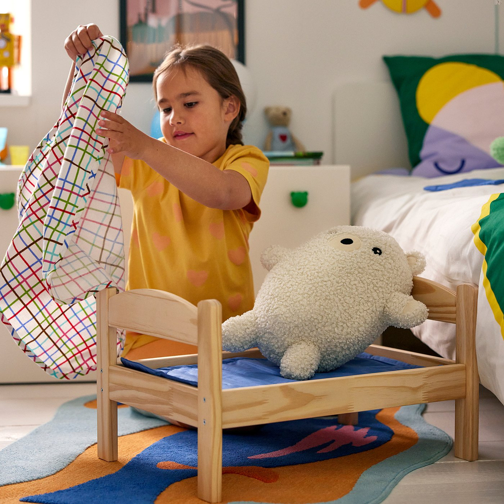 IKEA GREJSIMOJS  (ИКЕА ГРЕЙСИМОЙС)  -  Мягкая игрушка - медведь/кремовый 38 см
