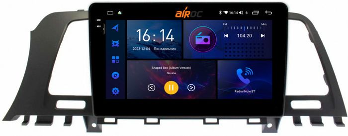 Магнитола для Nissan Murano 2008-2015 - AIROC 2K RI-1216 Android 12, Быстрая, QLed+2K, CarPlay, SIM-слот