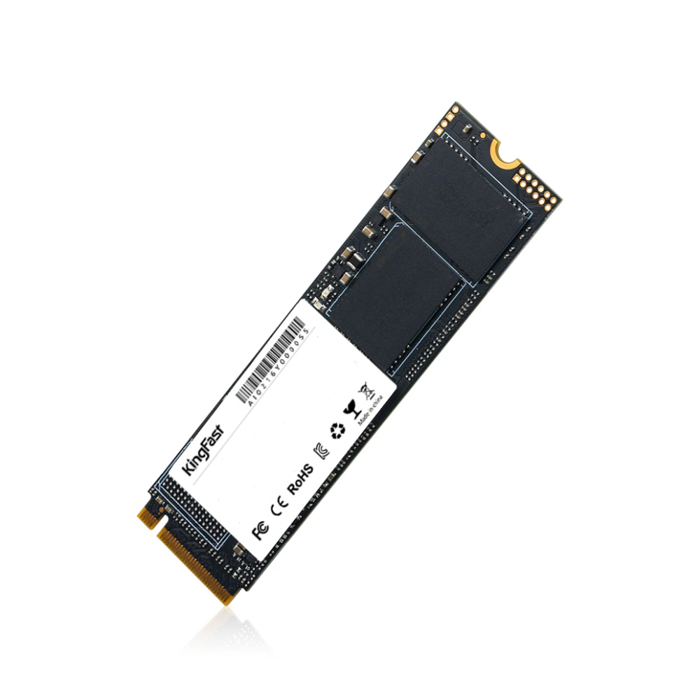 SSD KingFast 512Гб, M.2 2280, NVMe, Bulk, QLC, PCIe3.0, Чтение:3000мб/с, Запись:1300мб/с (KF2321DCS25BF-512)