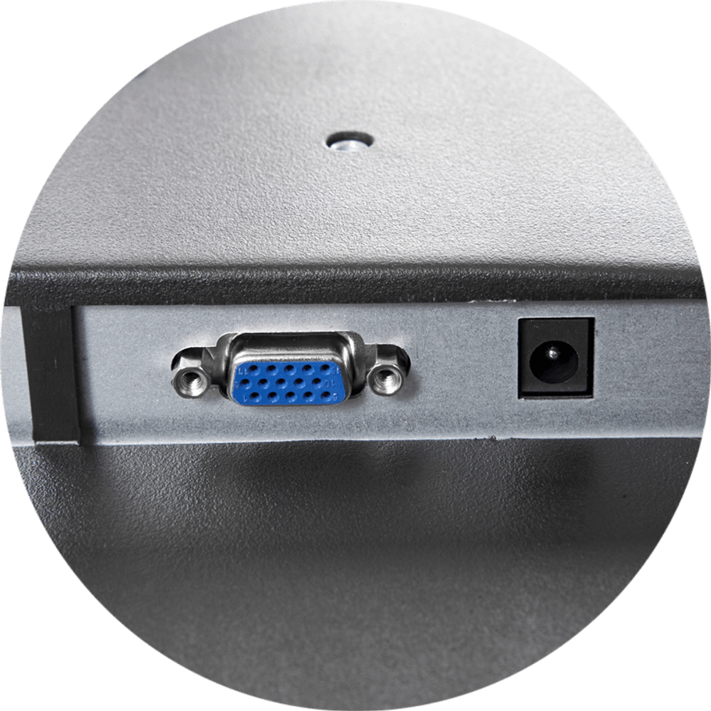 Второй монитор 15" TM для VIVA POS, черный, VGA (с кронштейном)