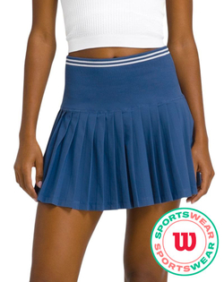 Damska spodniczka tenisowa Wilson Midtown Tennis - court blue