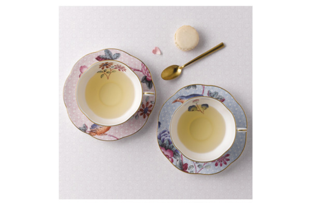 Чайная пара 250мл Wedgwood Кукушка голубая