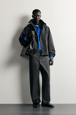 БРЮКИ ЧИНОС STRAIGHT FIT С ЭФФЕКТОМ ВАРКИ — ZARA