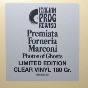 Premiata Forneria Marconi / Photos Of Ghosts (Clear Vinyl)(LP)