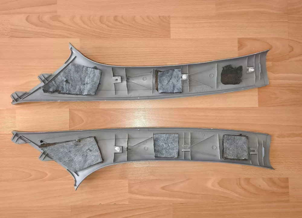 Обшивка салона передней стойки ford fusion - 2N11N03198BHW 2N11N03199BHW