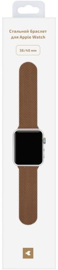 Ремешок миланская петля moonfish для Apple watch - 38/40/41 мм, золотой