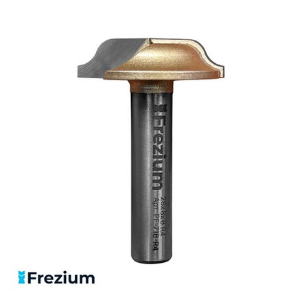 Пазовая фасонная фреза по дереву "Frezium" 28x8x8 R4; PF-718-R4