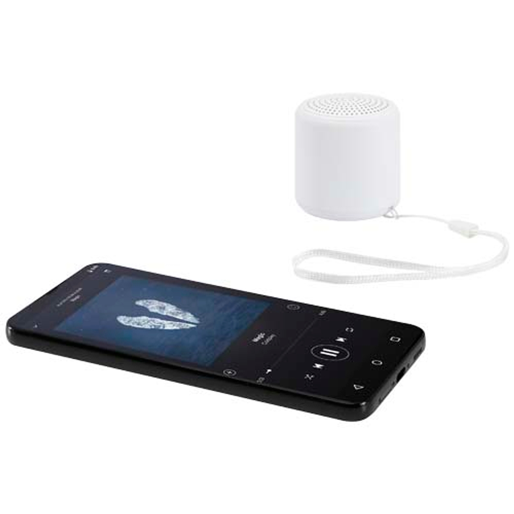 Беспроводной динамик Bluetooth® Velkis из переработанной пластмассы мощностью 3 Вт