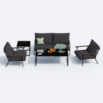 Диван двухместный Ideal Patio ФЕСТА антрацит