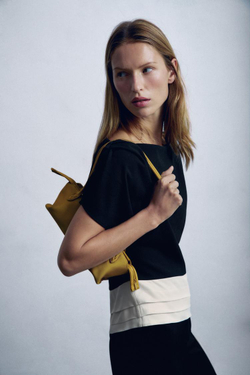 ZARA СУМКА С ПЛЕЧЕВЫМ РЕМНЕМ, ЛАЙМОВЫЙ ЗЕЛЕНЫЙ