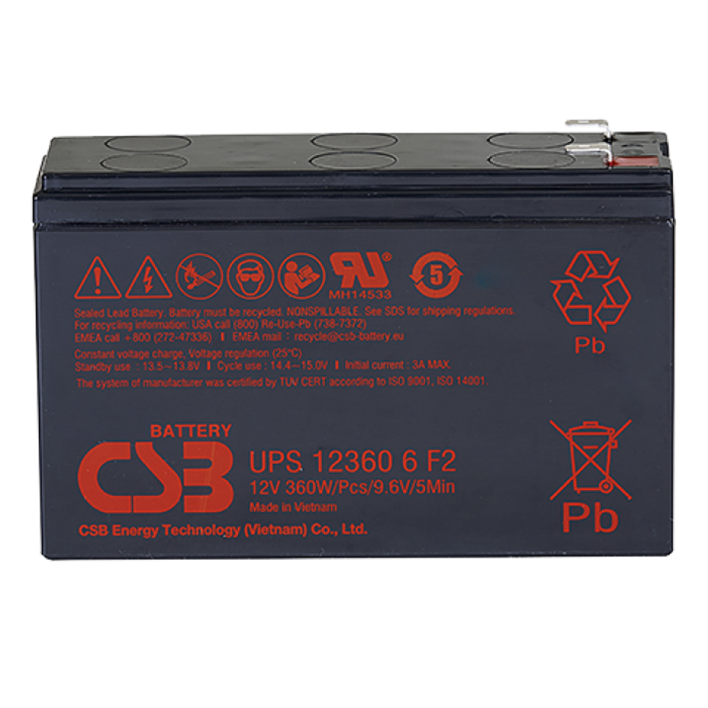 Аккумулятор CSB UPS123606 F1F2 - AGM ( 12В / Ач ) Аккумулятор CSB UPS123606 F1F2 - AGM ( 12В / Ач )