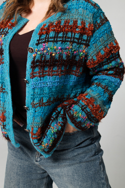 Пряжа TWEED’N MERINO с коричневыми крапинками, 500г