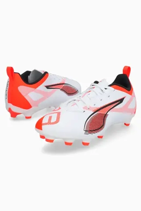 Бутсы Puma Ultra 5 Play FG/AG Junior - белый