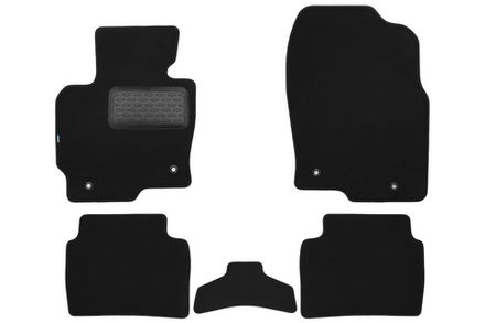 Коврики в салон Klever Premium MAZDA CX5 АКПП 2011->, внед., 5 шт. (текстиль)