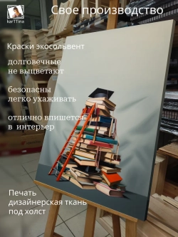 Картина на стену "Знания" 50х70см 1шт.