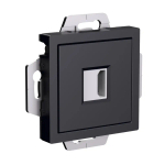 ATLASDESIGN РОЗЕТКА HDMI, механизм, КАРБОН