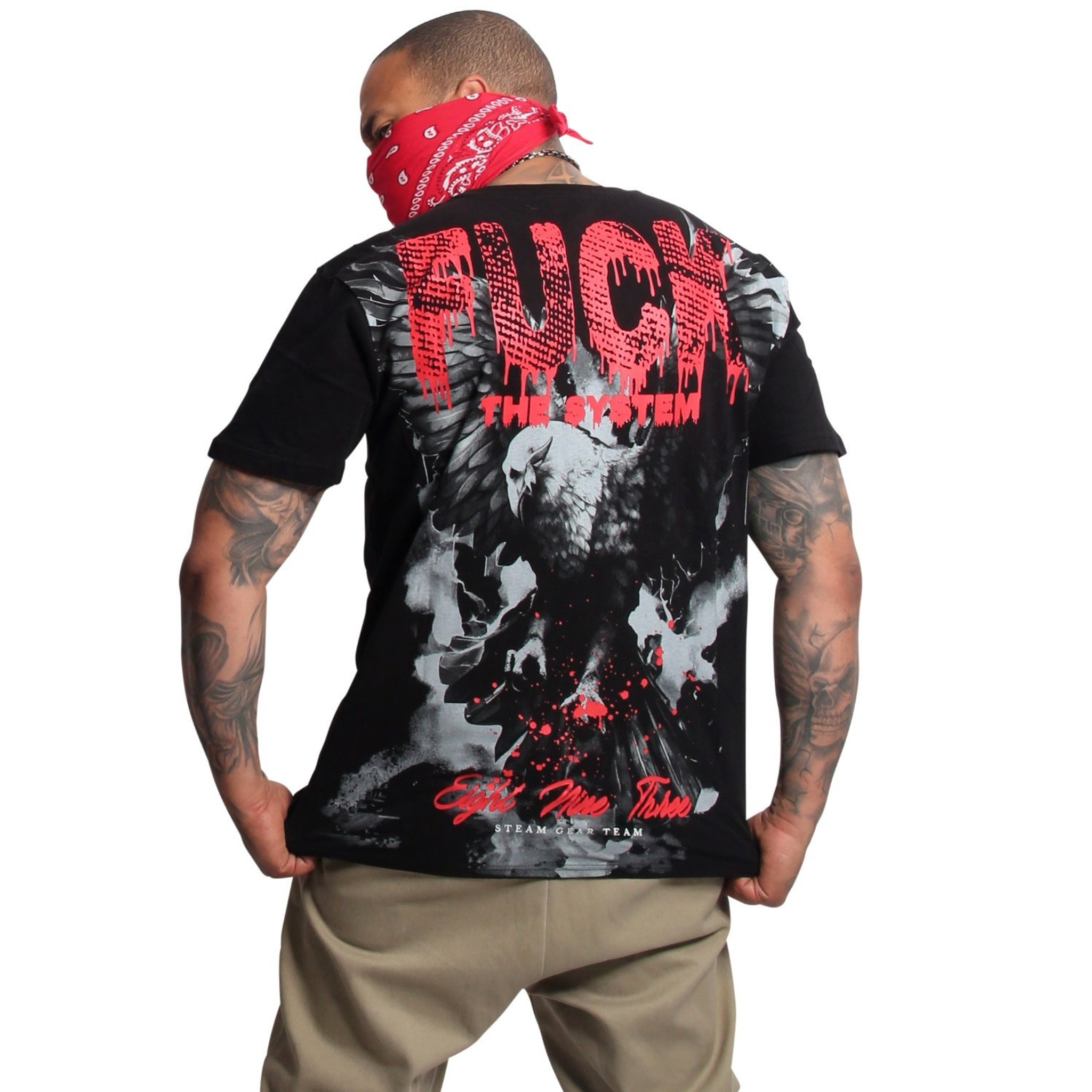 Футболка YAKUZA Eagle Regular T-Shirt Black