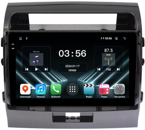 Магнитола для Toyota Land Cruiser 200 2007-2015 (экран климата внизу) - FarCar S280 монитор 10.36" IPS на Android 13, CarPlay
