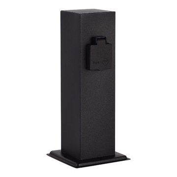 Столб уличный 2 розетки SL9012.405.00 чёрный Socket ST-Luce
