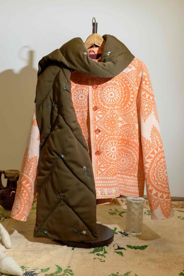 Шарф Deep Green Scarf хаки - фото 1