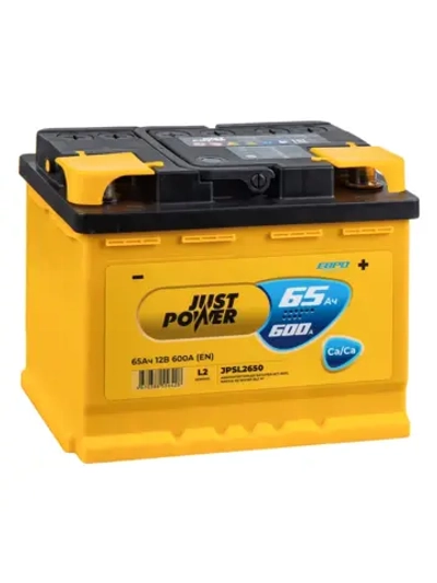 Аккумулятор JUST POWER Standart 65 А/ч обратный R+ 242x175x190 L2 EN 600 А