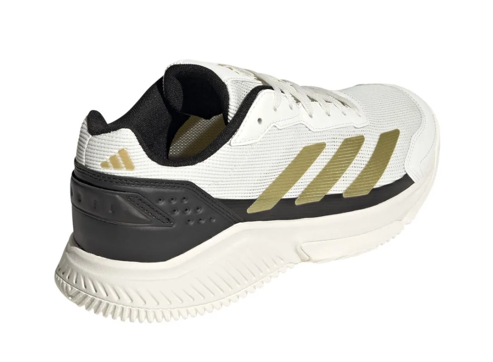 Мужские кросовки для Padel Adidas Courtquick Padel M - gold metallic/gold metallic/off white