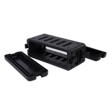 Ударопрочный пластиковый Рэковый кейс 3 юнита KZCASE@RACK3US
