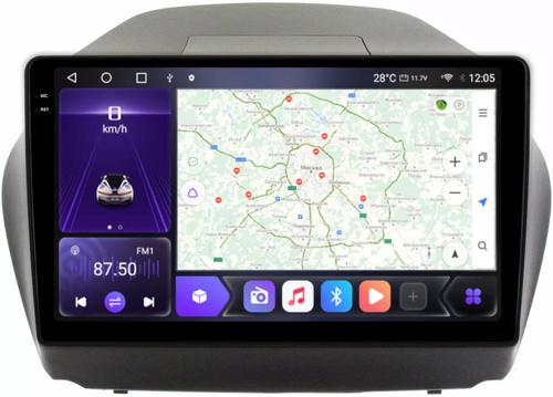 Магнитола для Hyundai iХ35 2010-2015 - Kuberg OL-1702 QLed+2K, Android 12, Быстрая, CarPlay, 4G SIM-слот