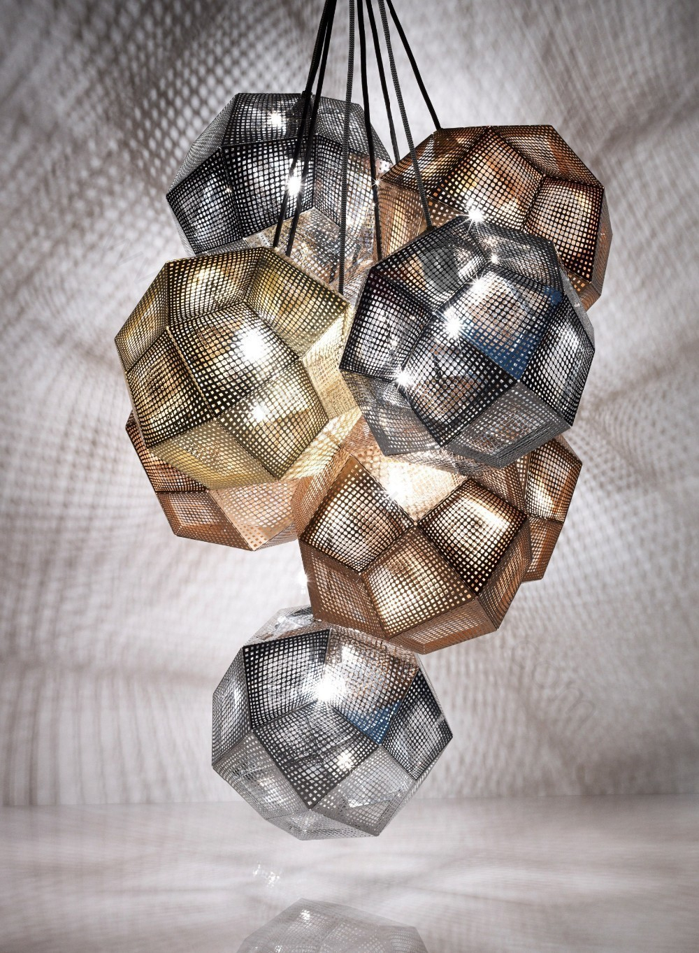 Pendant design lamp  Etch by Tom Dixon (Bronze)