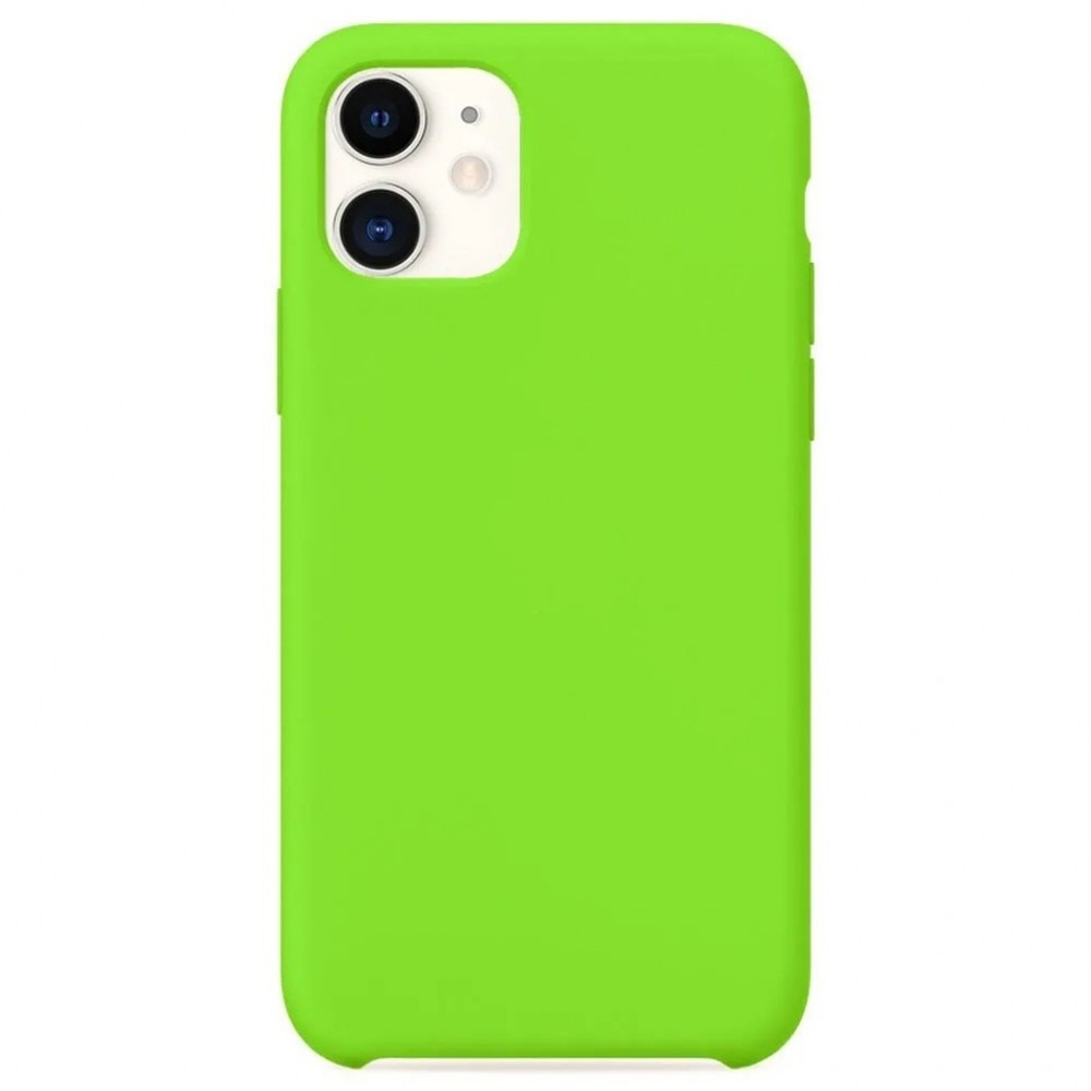 Чехол-накладка  i-Phone 11 Silicone icase  №31 зеленая