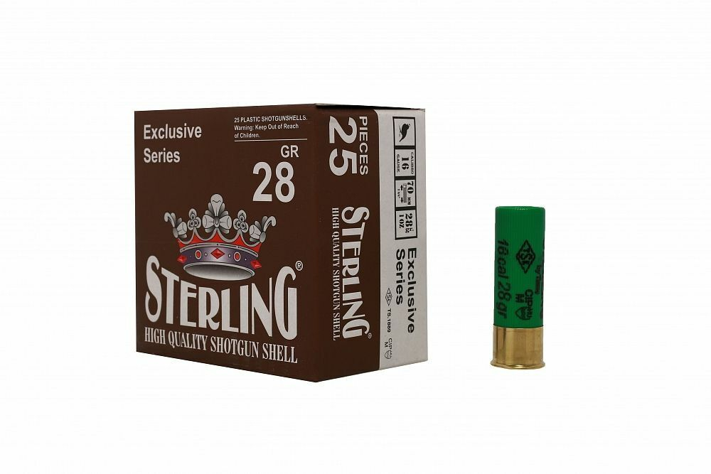 Патрон 16/70 STERLING № 7 28 гр., коробка 25 шт.