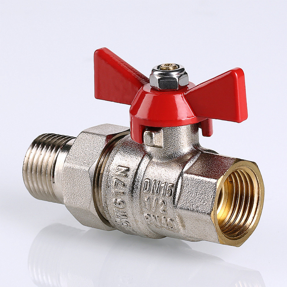Кран шаровой Valtec BASE с полусгоном 3/4" вн.-нар. (VT.227.N.05)