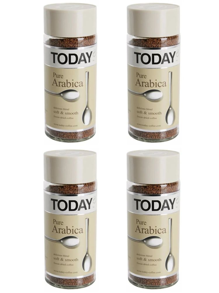 Кофе растворимый Today Pure Arabica 95 г x 4 шт