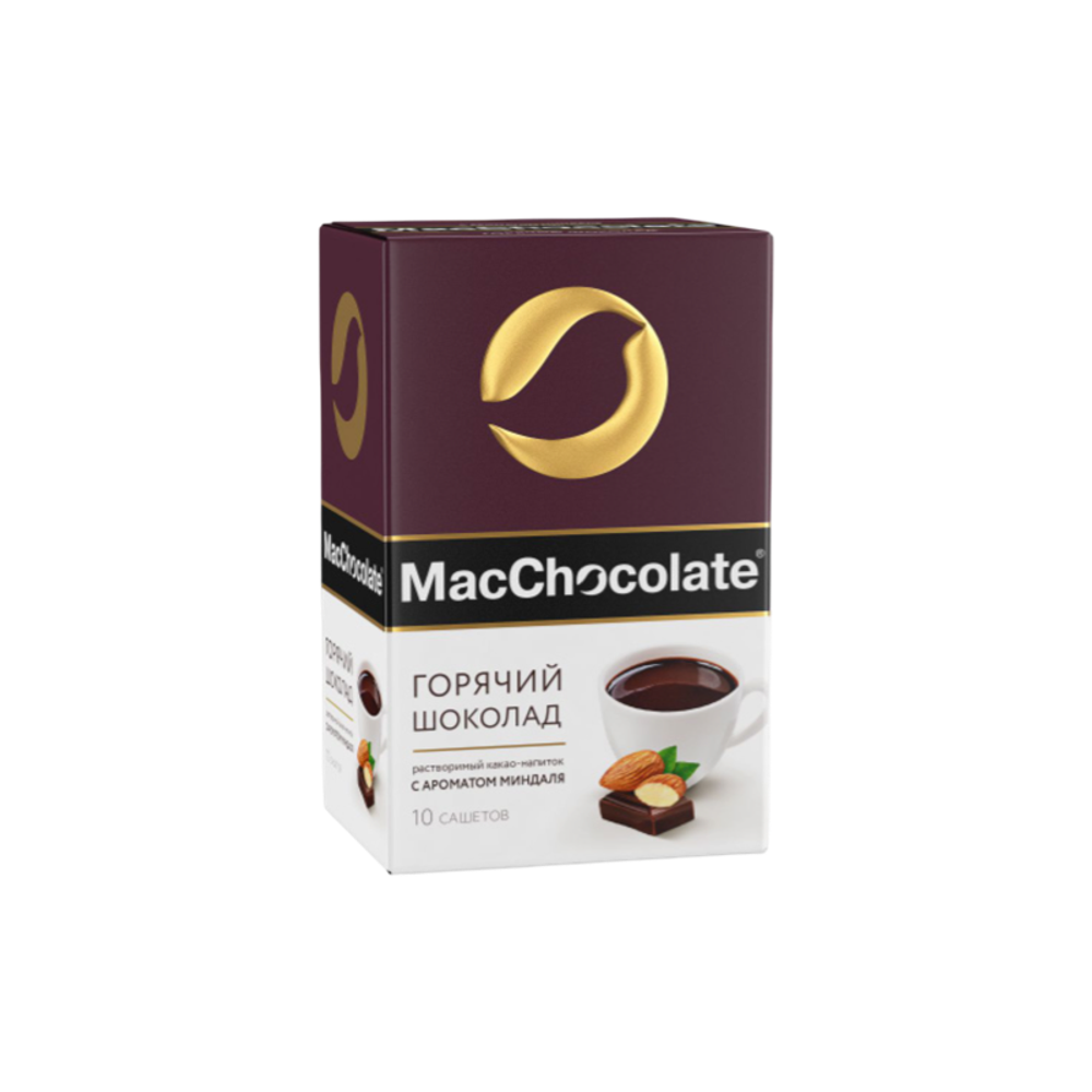 Какао напиток МакШоколад Миндаль 20гр*10 карт/уп