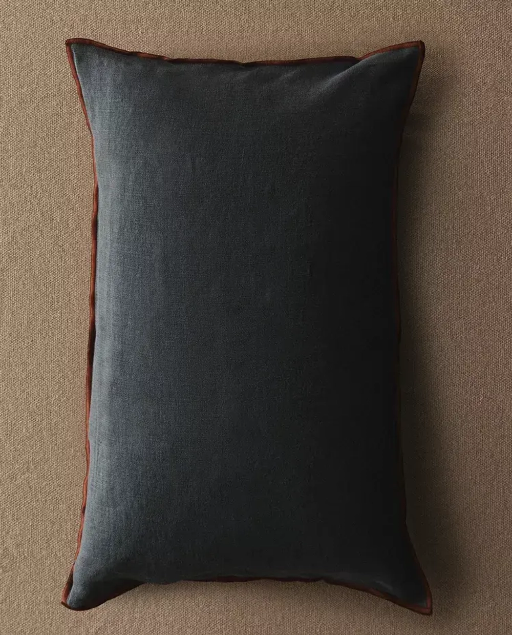 ZARA HOME ОДНОТОННАЯ НАВОЛОЧКА ДЛЯ ДЕКОРАТИВНОЙ ПОДУШКИ, СИНИЙ