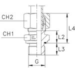 Штуцер FE DS16 BSP 1/2 (B4)