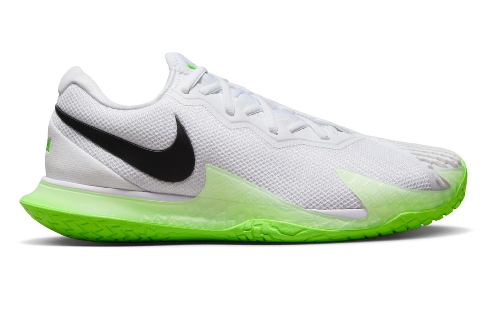 Мужские теннисные кроссовки Nike Zoom Vapor Cage 4 Rafa - white/black/action green/lemon twist