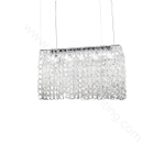 Pendant design lamp Giogali SP RE2 by Vistosi (Clear)
