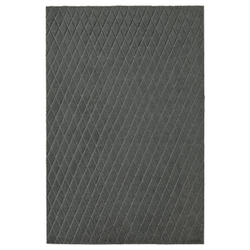 IKEA ÖSTERILD  (ИКЕА ÖСТЕРИЛД)  -  Коврик для ванной комнаты, темно-серый, 40x60 см