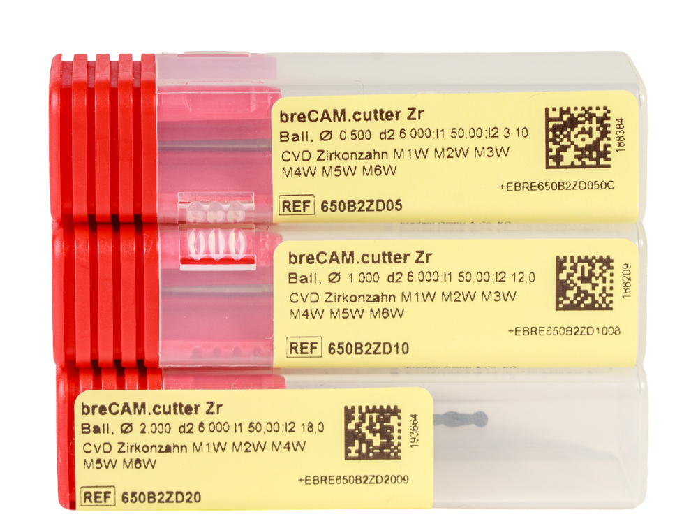 CAD/CAM фреза Bredent (Бредент) для Zirkonzahn M1 Wet Milling Unit, M1 Wet Heavy, M4 Wet Heavy, M5 Wet Heavy, M6 Wet Heavy - Циркон / Zirconia