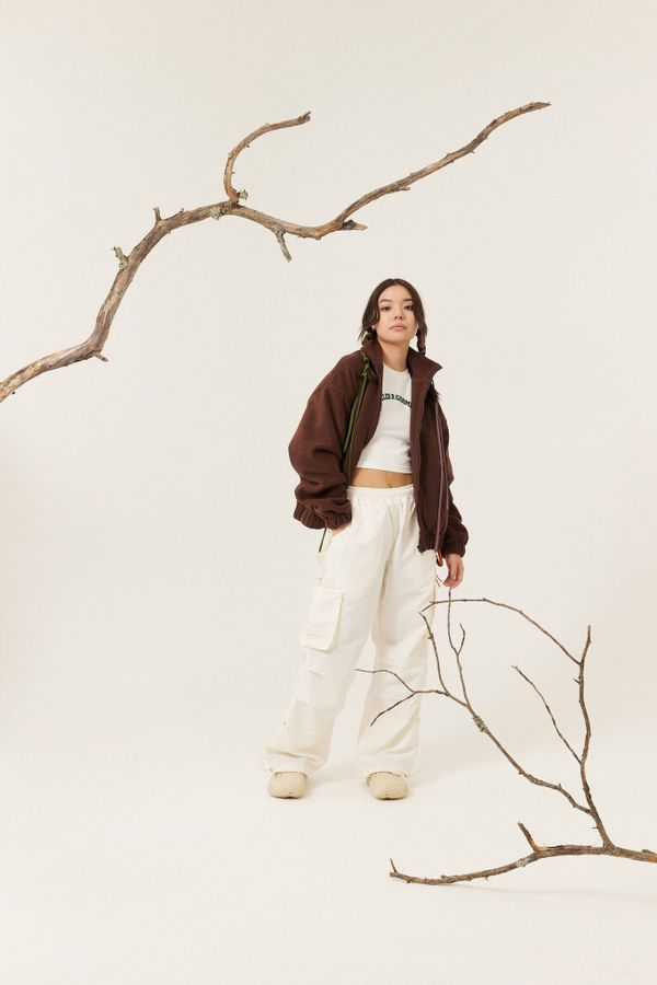 Куртка Флисовая FCF Logo Jacket
vol.2 коричневая - фото 11